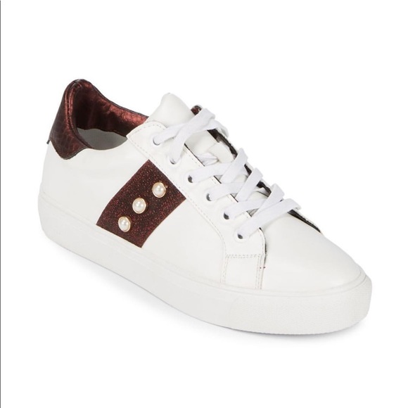 steve madden sneakers with pearls